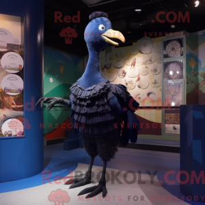 Navy Dodo Bird maskot...