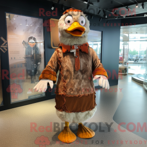 Rust Muscovy Duck mascot...