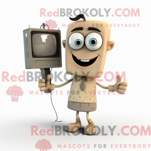 Uma figura de máscara de TV...