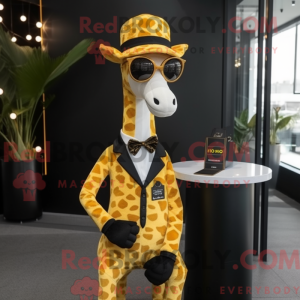 Máscara de girafa com...
