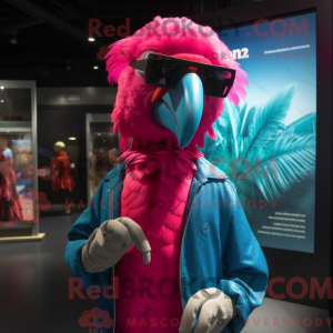 Magenta Macaw mascot...