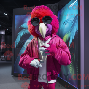 Magenta Macaw mascot...