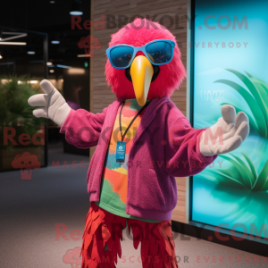 Magenta Macaw mascot...