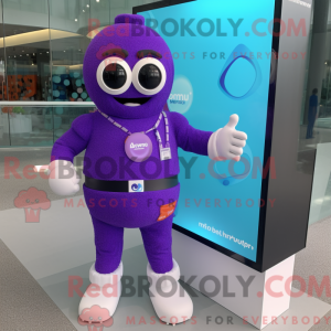 Purple Momentum mascot...