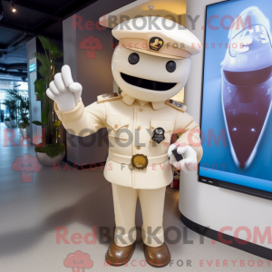 Cream Soldier mascot...