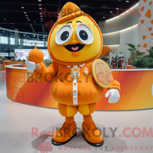 Orange Ice Cream mascot...