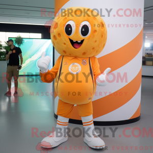 Orange Ice Cream mascot...