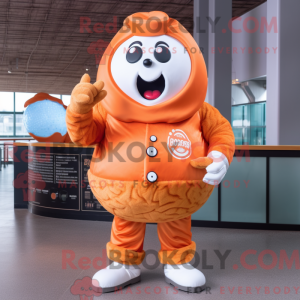 Orange Ice Cream maskot...