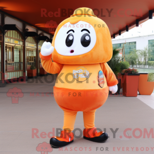 Orange Ice Cream mascot...