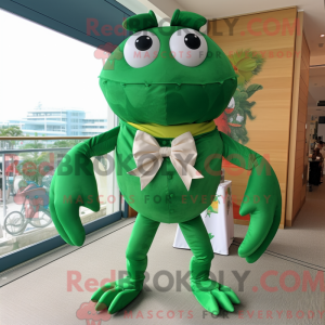 Green Crab Cakes mascot...