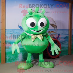 Green Crab Cakes mascot...