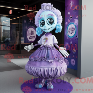 Lavendel Undead maskot...