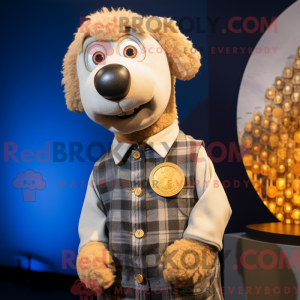 Gold Shepard S Pie mascot...