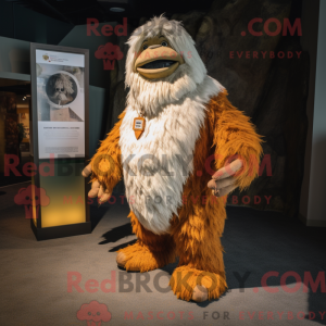 Rust Yeti maskot kostume...