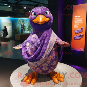Purple Mandarin mascot...