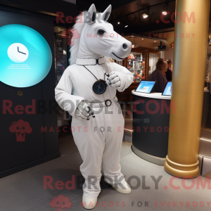 White Horse maskot kostume...