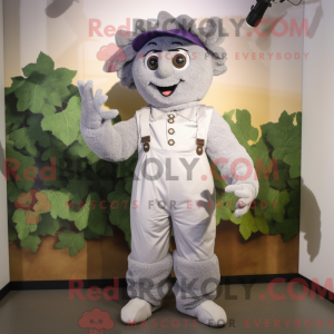 Silver Grape maskot kostume...