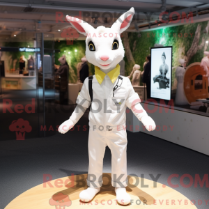 White Roe Deer mascot...