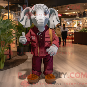 Máscara de elefante marrom...