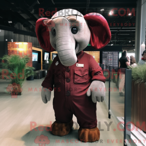 Máscara de elefante marrom...
