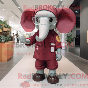 Máscara de elefante marrom...