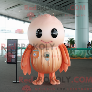 Peach Jellyfish mascot...