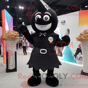 Black Ice Cream mascot...