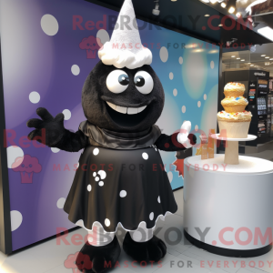 Black Ice Cream mascot...