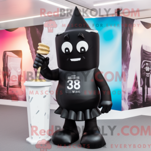 Black Ice Cream mascot...