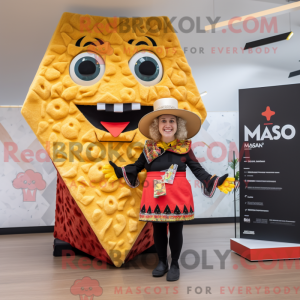 Nachos maskotdraktfigur...