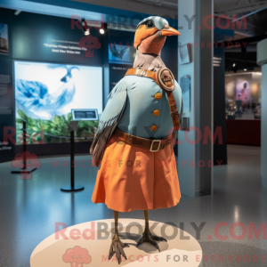 Tan Passenger Pigeon mascot...