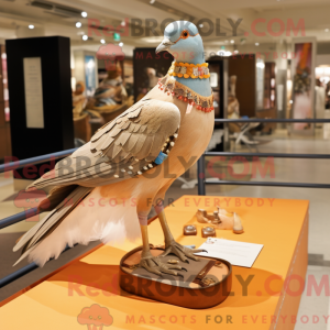Tan Passenger Pigeon mascot...