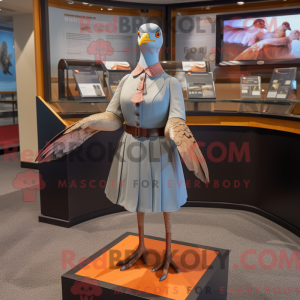 Tan Passenger Pigeon mascot...