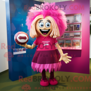 Magenta Rugby Ball...