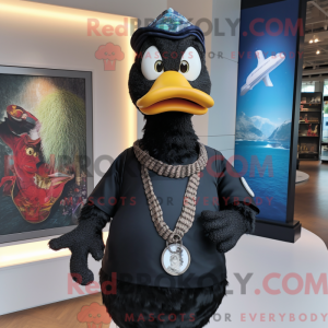 Black Muscovy Duck mascot...