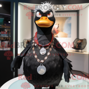 Black Muscovy Duck mascot...