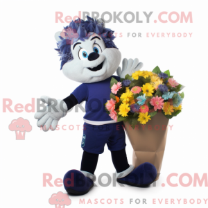 Navy Bouquet Of Flowers...