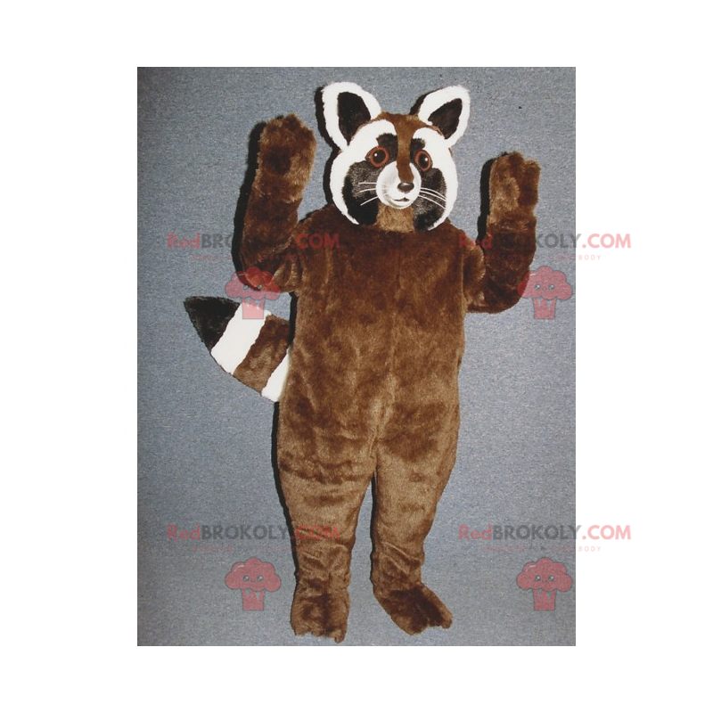 Mascotte bruine wasbeer - Redbrokoly.com