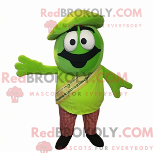 Lime Green Shakshuka mascot...