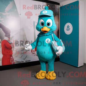 Teal Ice Maskottchen...