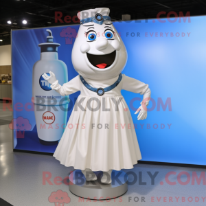 Cream Bottle Of Milk maskot...
