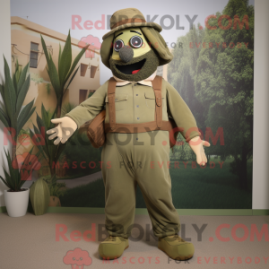 Olive Chief mascot costume...