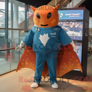 Rust Manta Ray Maskottchen...
