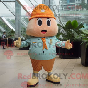 Peach Potato mascot costume...