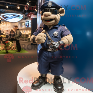 Disfraz de mascota Navy...