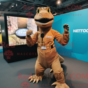 Rust Komodo Dragon mascot...
