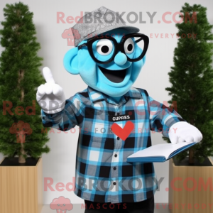 Turquoise Mime mascot...