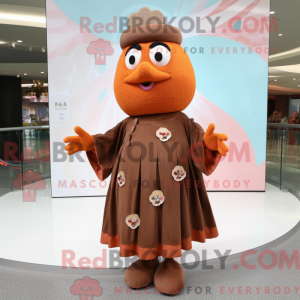 Brown Mandarin mascot...