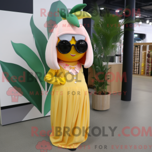 Peach Baa maskotdraktfigur...
