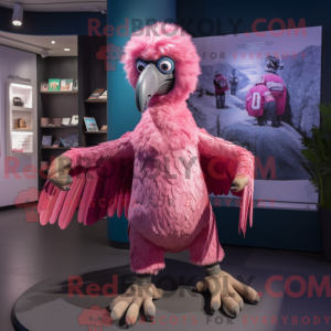 Różowa maskotka Vulture z...